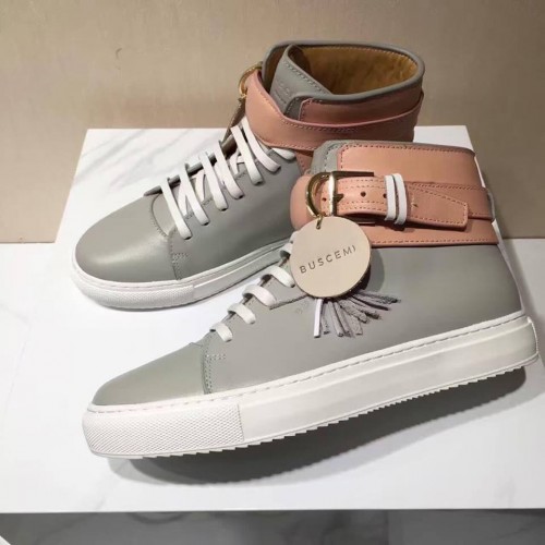 Buscemi WOMENS 100MM TASSEL GRIGIO PERLA ROSA PANNA